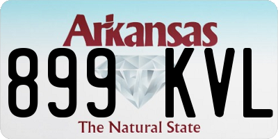 AR license plate 899KVL