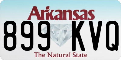 AR license plate 899KVQ