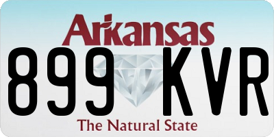 AR license plate 899KVR