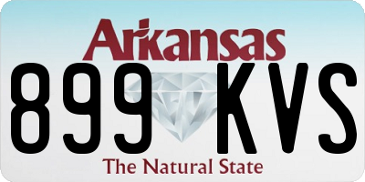 AR license plate 899KVS