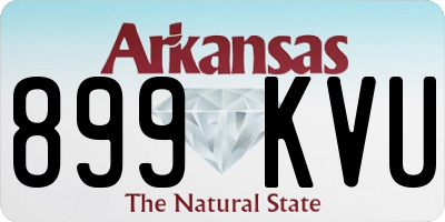 AR license plate 899KVU