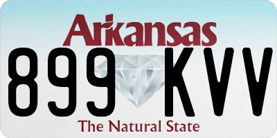 AR license plate 899KVV