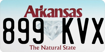 AR license plate 899KVX