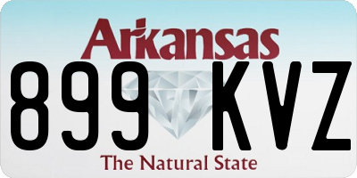 AR license plate 899KVZ