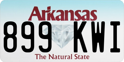 AR license plate 899KWI
