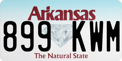 AR license plate 899KWM