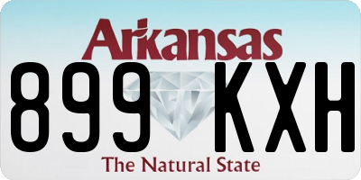 AR license plate 899KXH