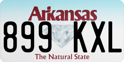 AR license plate 899KXL