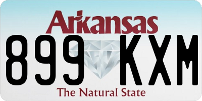 AR license plate 899KXM