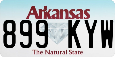AR license plate 899KYW