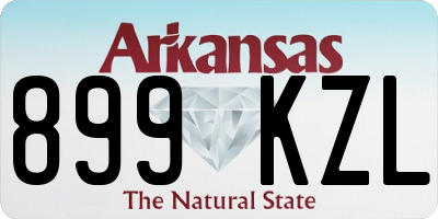 AR license plate 899KZL