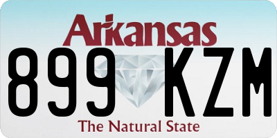 AR license plate 899KZM