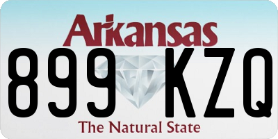AR license plate 899KZQ