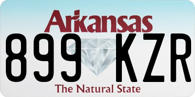 AR license plate 899KZR