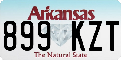 AR license plate 899KZT