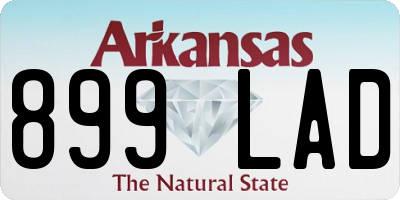 AR license plate 899LAD