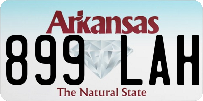 AR license plate 899LAH