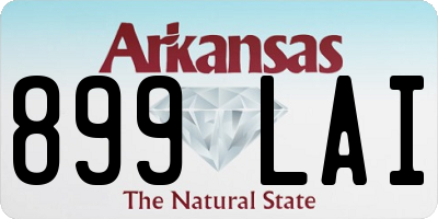 AR license plate 899LAI