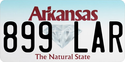AR license plate 899LAR
