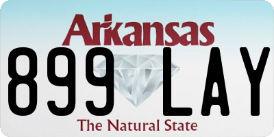 AR license plate 899LAY