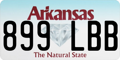 AR license plate 899LBB