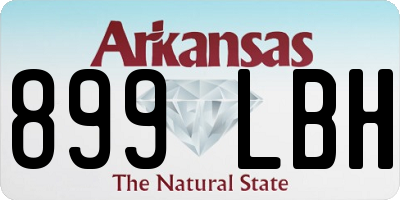 AR license plate 899LBH