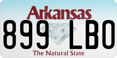 AR license plate 899LBO