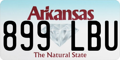 AR license plate 899LBU
