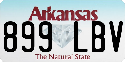 AR license plate 899LBV