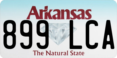 AR license plate 899LCA
