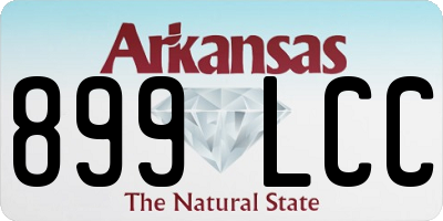AR license plate 899LCC