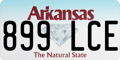 AR license plate 899LCE