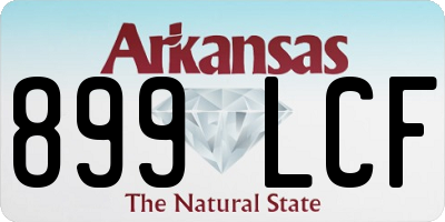 AR license plate 899LCF