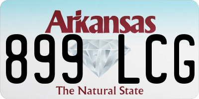AR license plate 899LCG