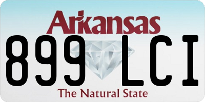 AR license plate 899LCI