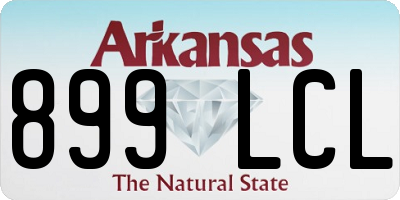 AR license plate 899LCL