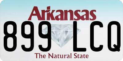 AR license plate 899LCQ