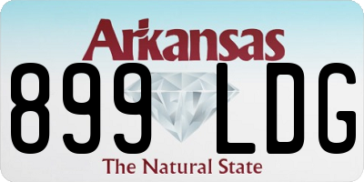 AR license plate 899LDG