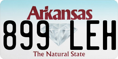 AR license plate 899LEH