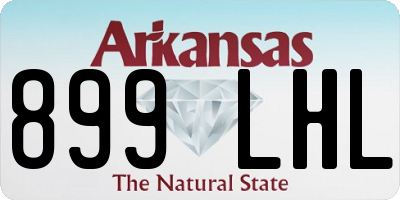 AR license plate 899LHL