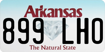 AR license plate 899LHO