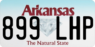 AR license plate 899LHP