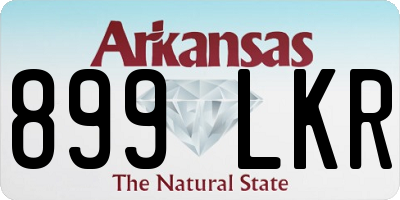 AR license plate 899LKR