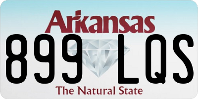 AR license plate 899LQS