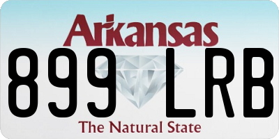 AR license plate 899LRB