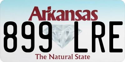 AR license plate 899LRE
