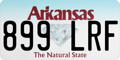 AR license plate 899LRF
