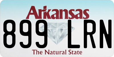 AR license plate 899LRN