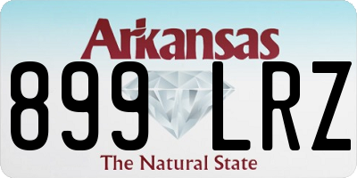 AR license plate 899LRZ