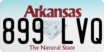 AR license plate 899LVQ